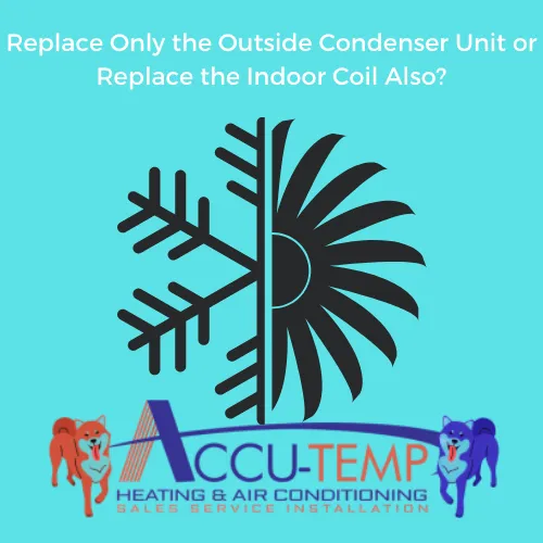 Replace Only The Outside Condenser Unit Or Replace The Indoor Coil Also? | Accu-Temp Heating & Air Conditioning